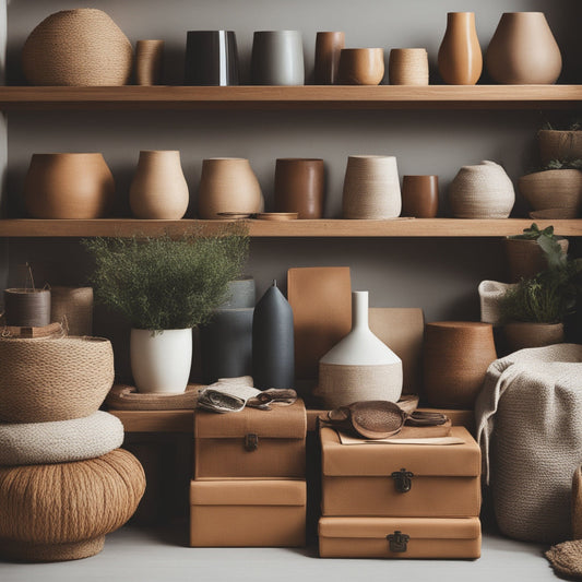 Artisan creating handmade product for sale on niche UK marketplace